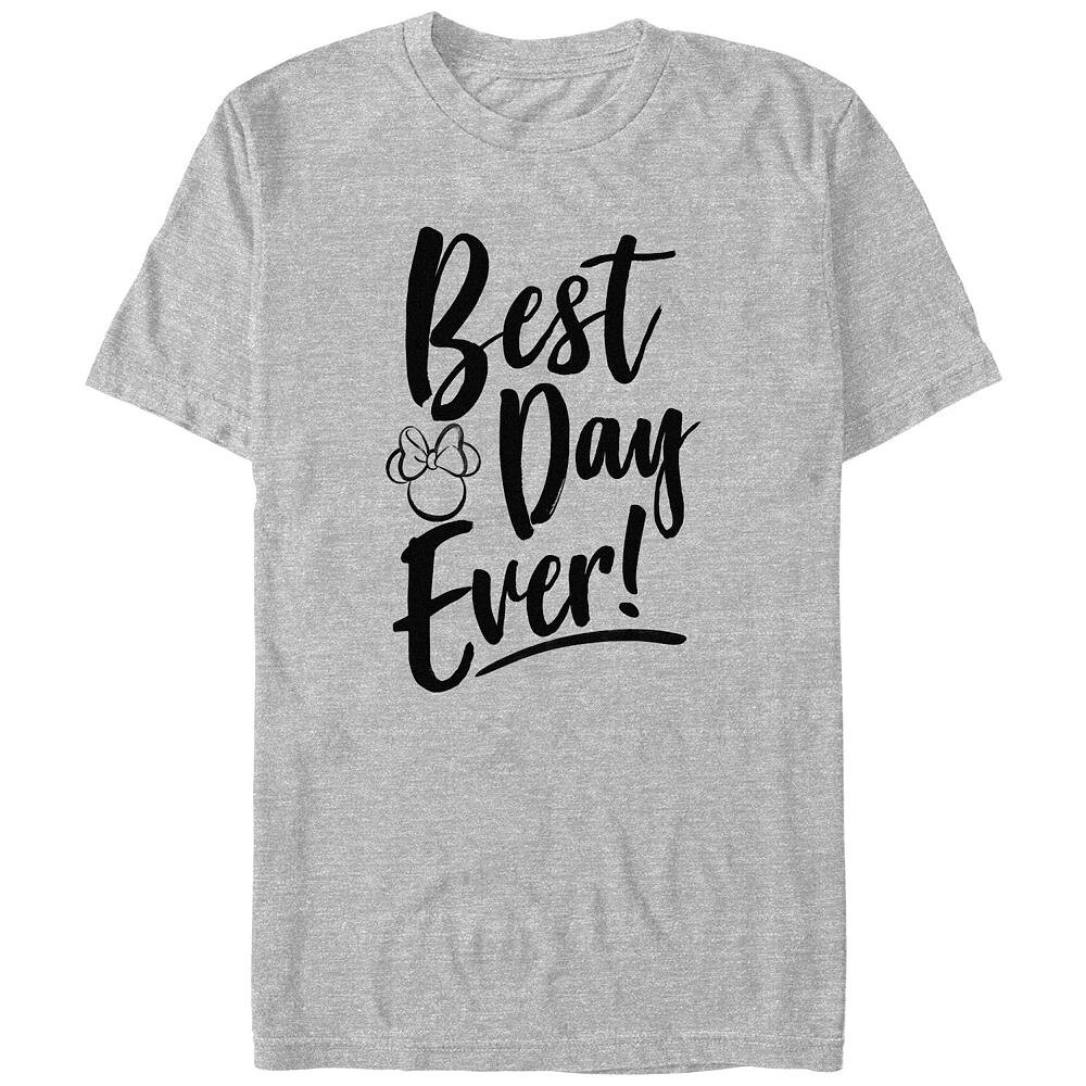 Мужская футболка с рисунком Микки Мауса Disney's Best Day Ever, цвет Athletic Heather
Мужская футболка с рисунком Микки Мауса Disney's Best Day Ever, цвет Athletic Heather