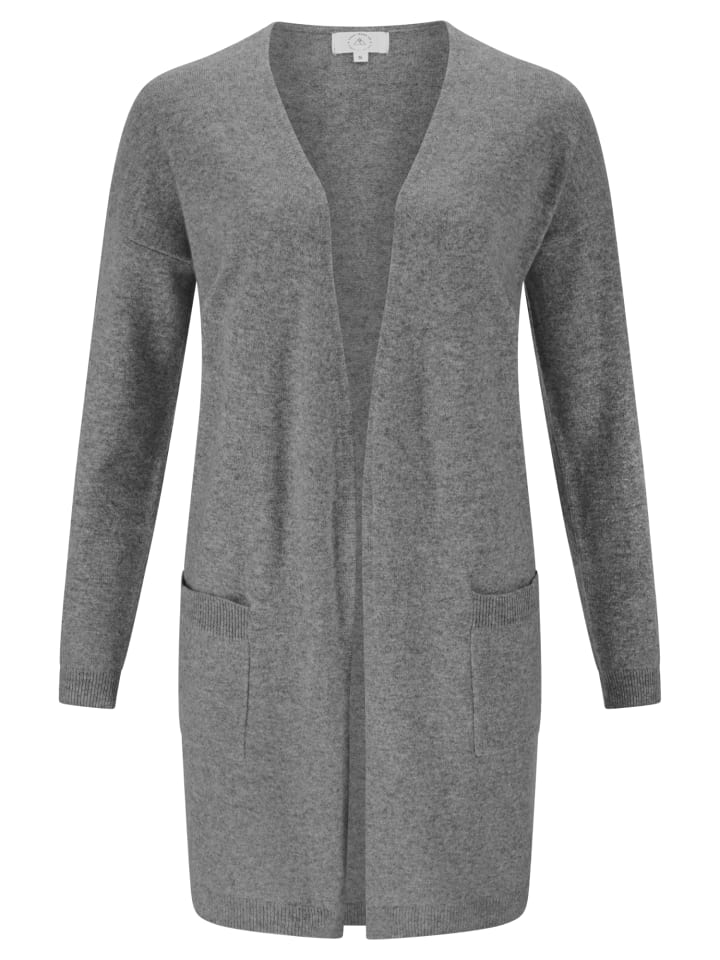 Длинный кардиган серого цвета CASH-MERE.CH
Длинный кардиган серого цвета CASH-MERE.CH