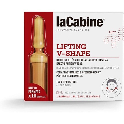 V-Shape Lifting 10 ампул по 2мл, La Cabine
V-Shape Lifting 10 ампул по 2мл, La Cabine