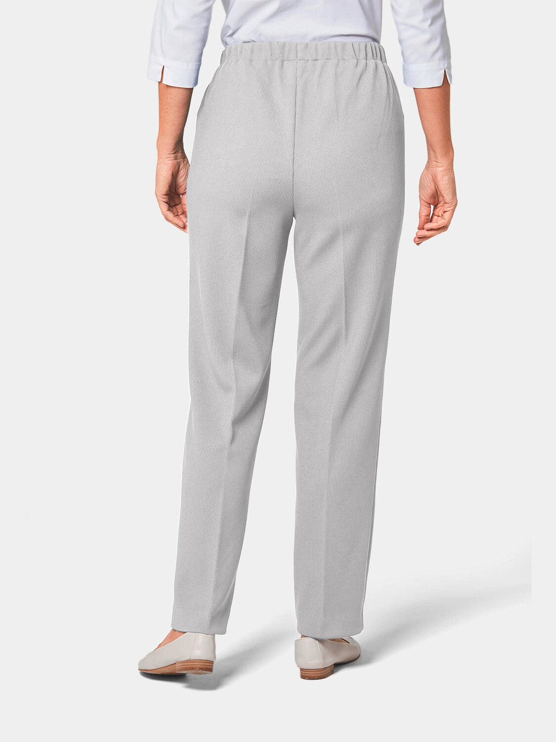 Тканевые брюки GOLDNER Rippen, цвет silbergrau 
Тканевые брюки GOLDNER Rippen, цвет silbergrau