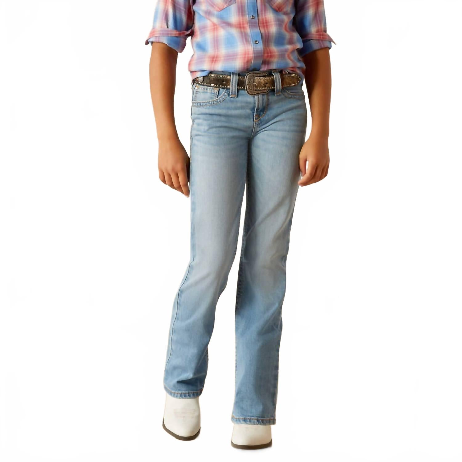 Девчачьи джинсы клеш Hasley в портовой стирке ARIAT, Porto Wash
Девчачьи джинсы клеш Hasley в портовой стирке ARIAT, Porto Wash