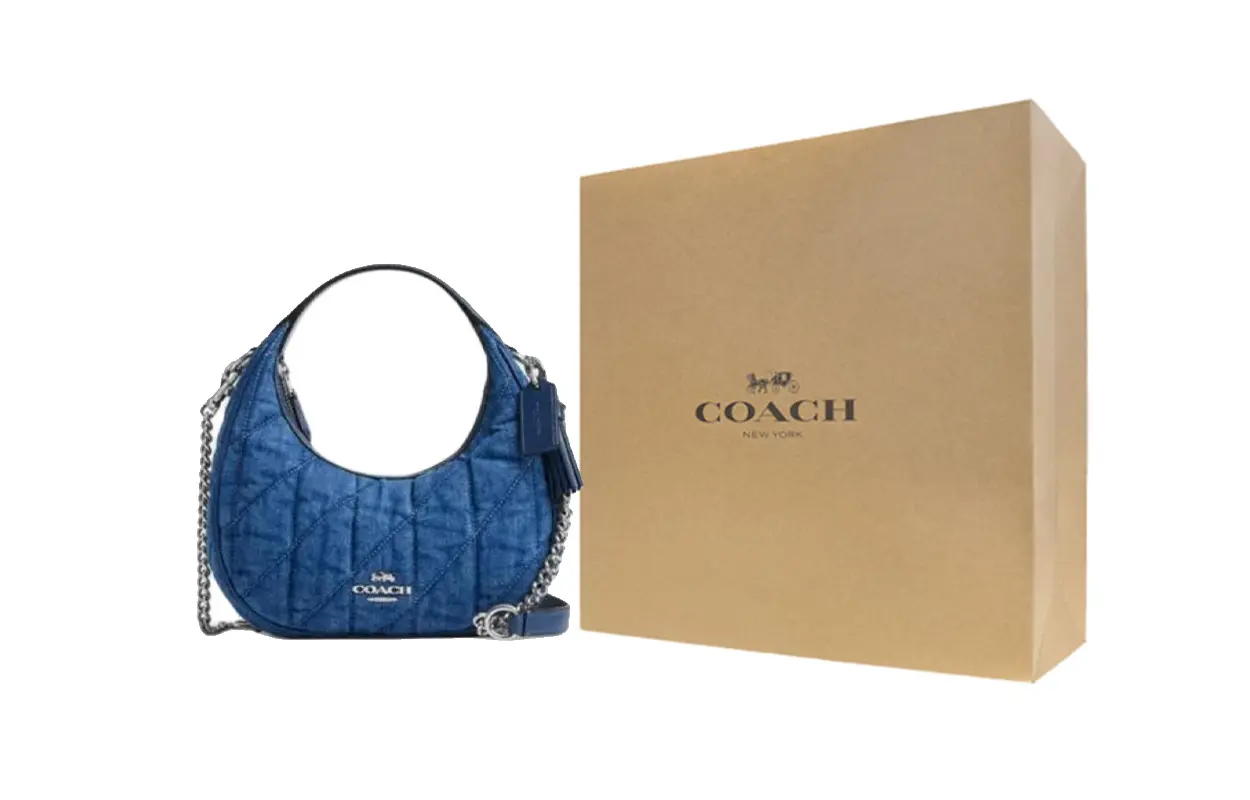 COACH Кармен тканевая сумка через плечо кроссбоди миниатюрная женская джинсовая синяя 
COACH Кармен тканевая сумка через плечо кроссбоди миниатюрная женская джинсовая синяя