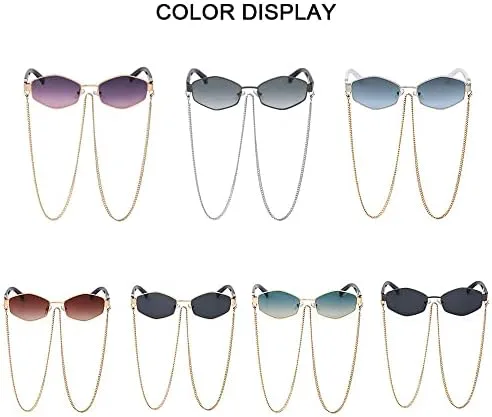 Панк-очки 2026 года с цепочкой, ретро-солнцезащитные очки для женщин, уникальные многоугольные очки, мужские солнцезащитные очки-окулос MTZJH, D1 Chain Sunglasses
Панк-очки 2026 года с цепочкой, ретро-солнцезащитные очки для женщин, уникальные многоугольные очки, мужские солнцезащитные очки-окулос MTZJH, D1 Chain Sunglasses