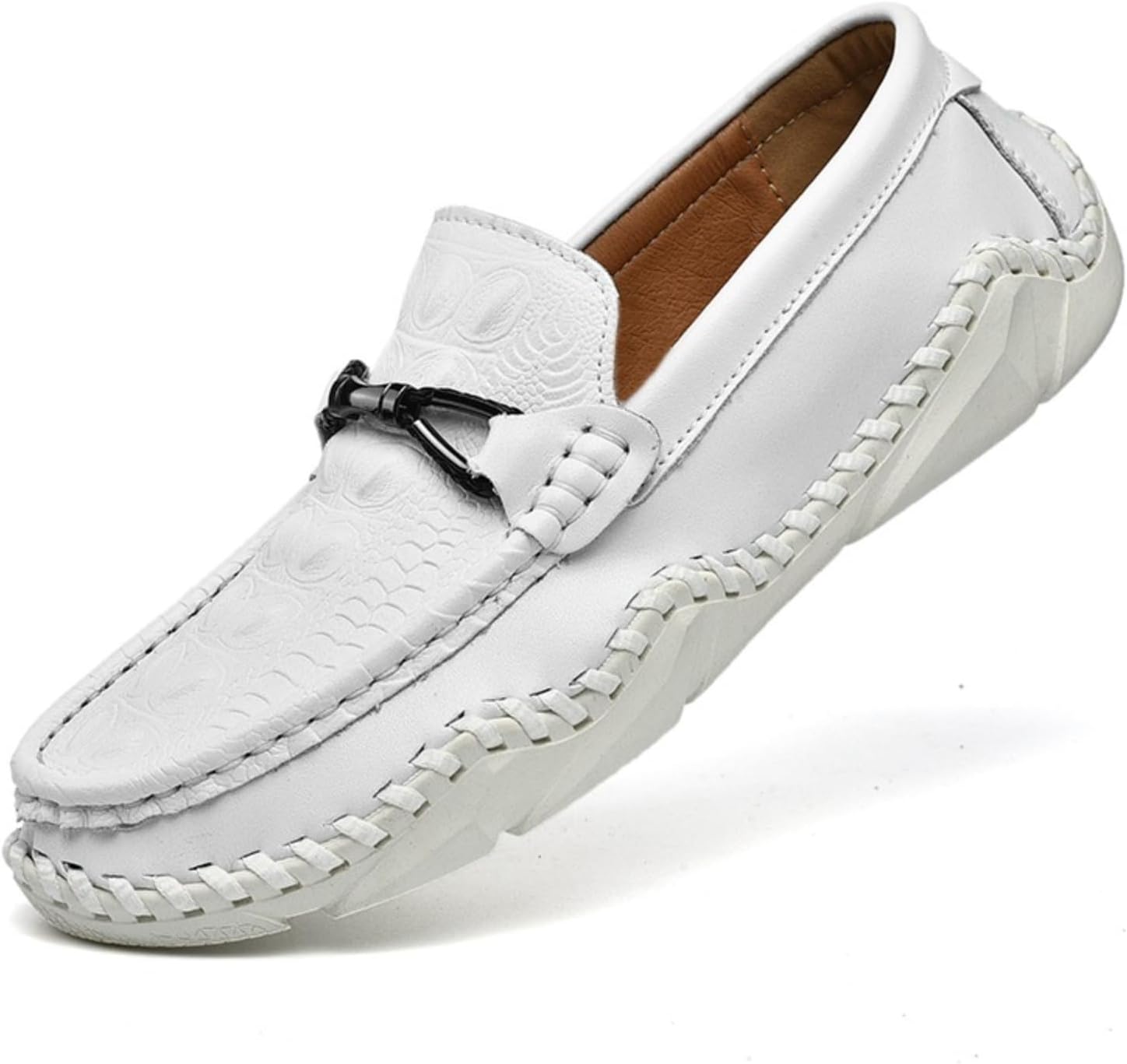 Мужские ручной работы лоферы из натуральной замши, мокасины с пряжкой, повседневные тапочки, удобная обувь с нескользящей мягкой подошвой, для всех сезонов, повседневной носки, офиса и прогулок Netehadi, белый
Мужские ручной работы лоферы из натуральной замши, мокасины с пряжкой, повседневные тапочки, удобная обувь с нескользящей мягкой подошвой, для всех сезонов, повседневной носки, офиса и прогулок Netehadi, белый