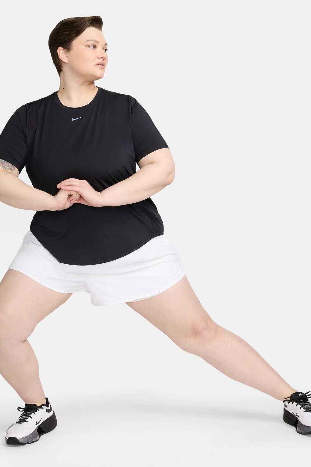 Классическая футболка для фитнеса Curve One с короткими рукавами dri fit Nike, черный
Классическая футболка для фитнеса Curve One с короткими рукавами dri fit Nike, черный