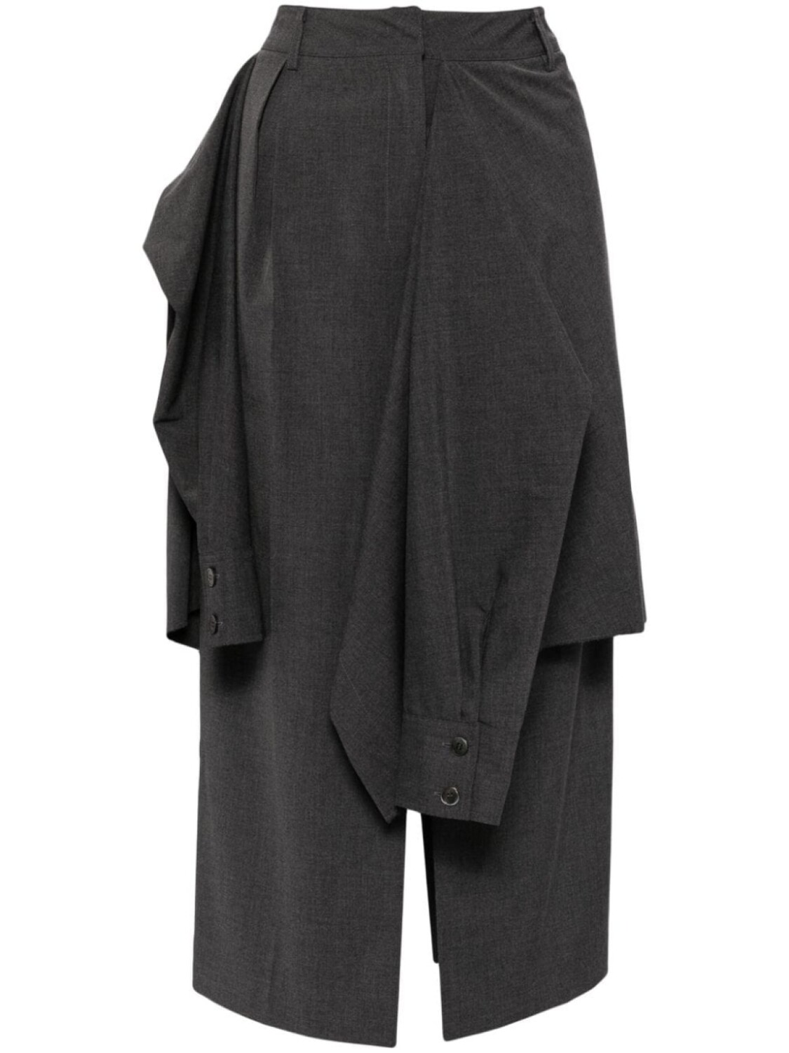 Многослойная юбка миди Goen.J, серый
Многослойная юбка миди Goen.J, серый