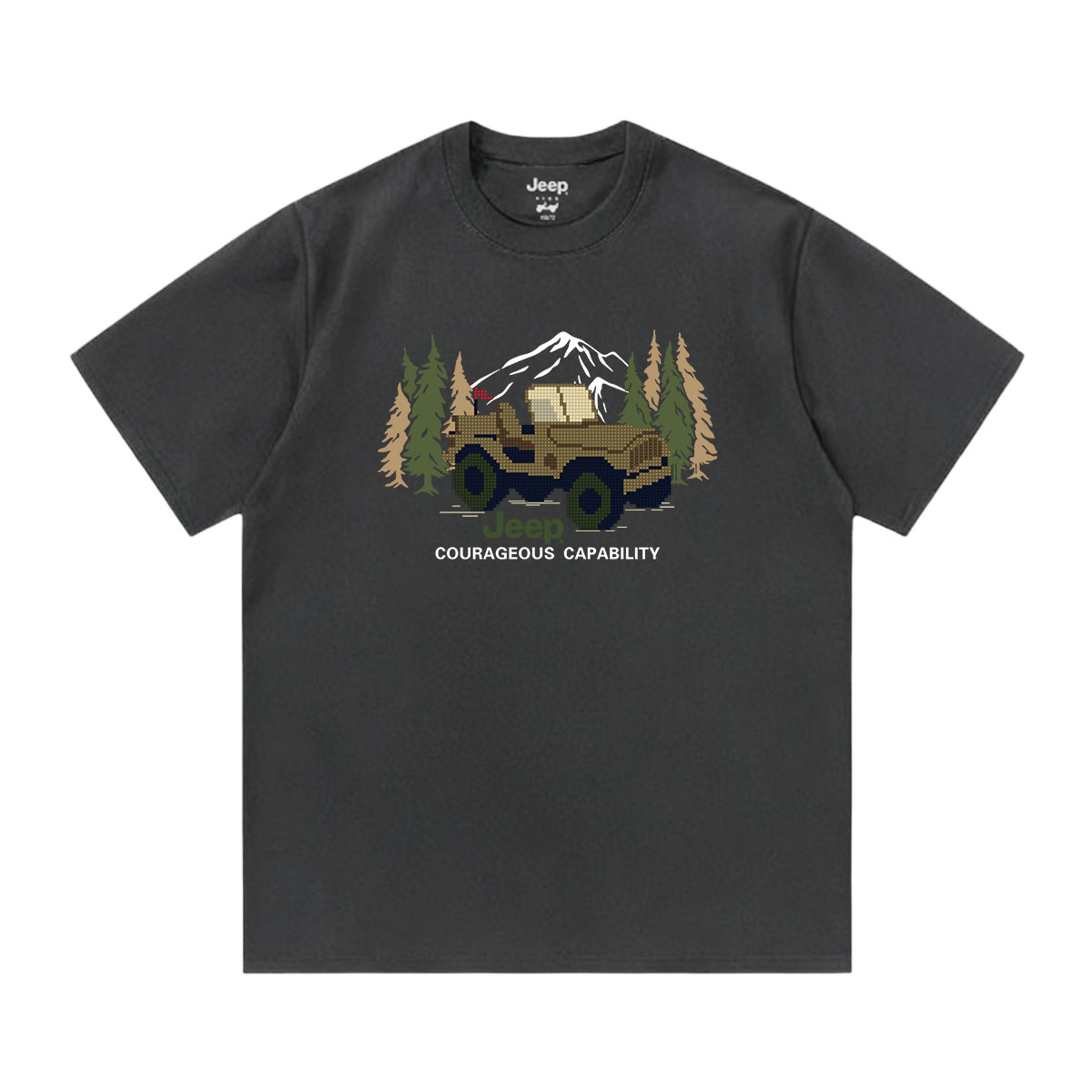 Футболка для школьников с круглым вырезом Moderate Jeep, темно-серый
Футболка для школьников с круглым вырезом Moderate Jeep, темно-серый