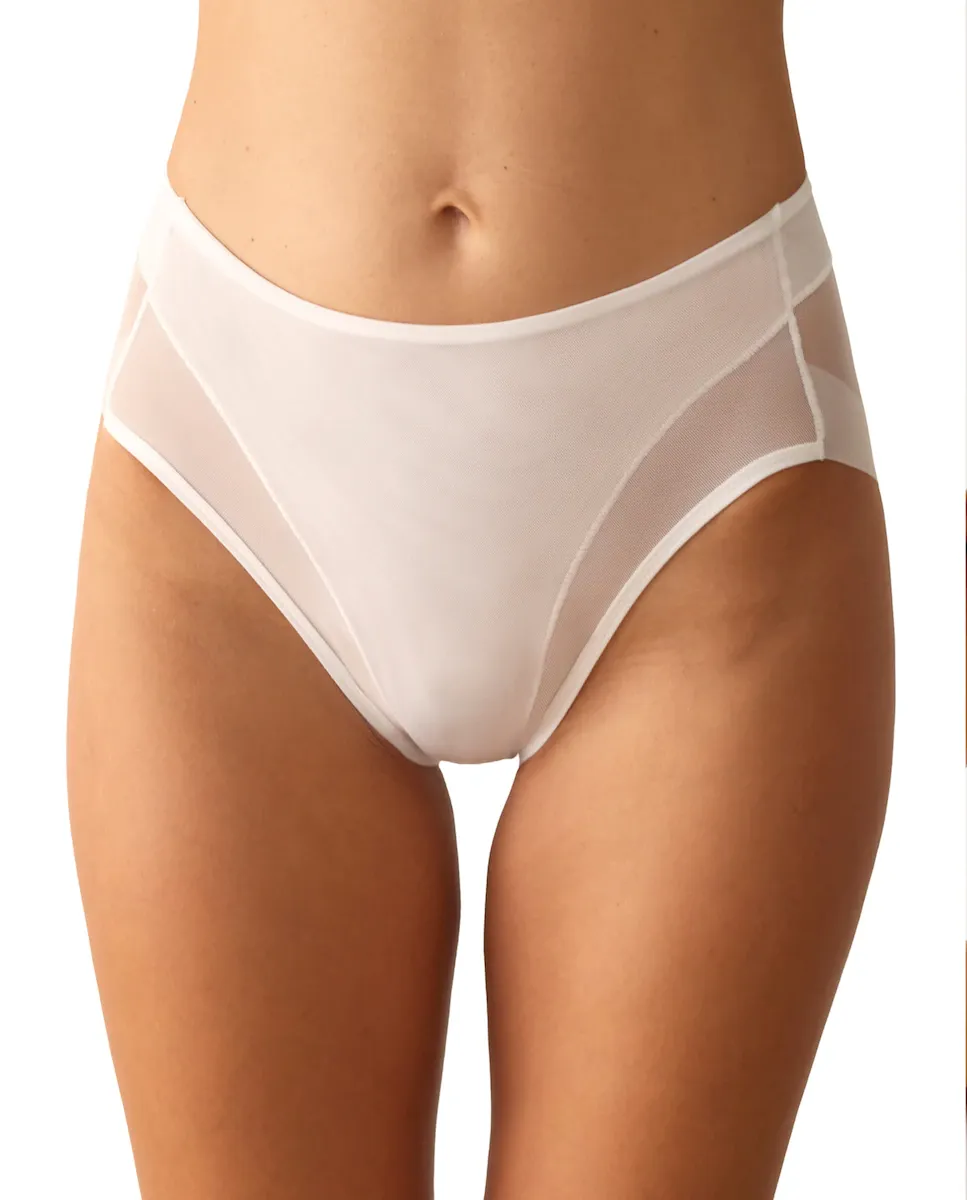 Плавки бикини с эффектом стрингов и ластовицей спереди Promise, белый
Плавки бикини с эффектом стрингов и ластовицей спереди Promise, белый