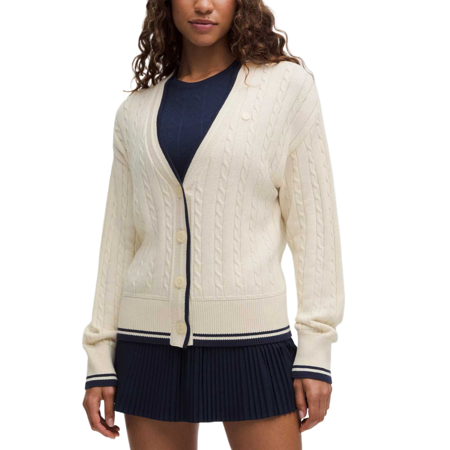 Топ женский Lululemon, светлая слоновая кость/синий
Топ женский Lululemon, светлая слоновая кость/синий