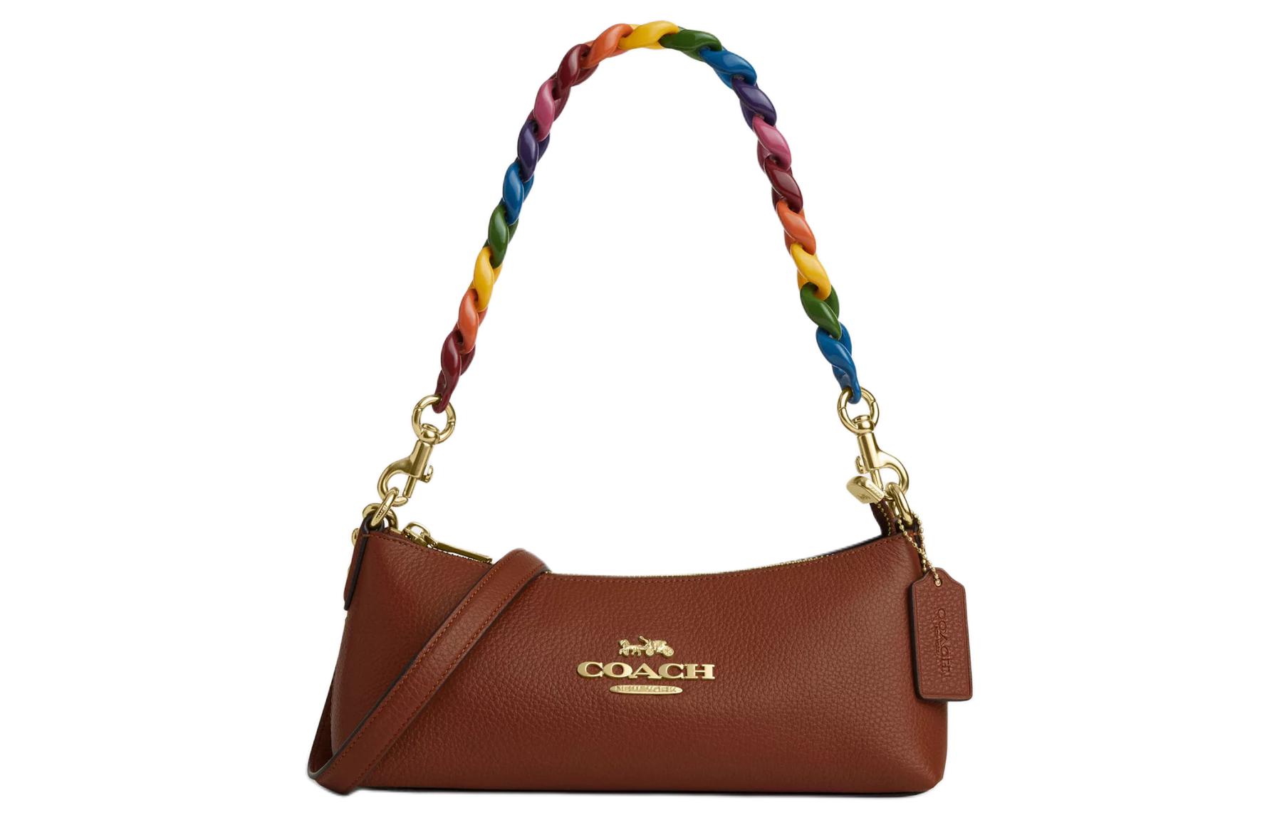 COACH Шарлотта Утонченная Сумка Бaguette из Гладкой Кожи с Фактурой Гальки Женская Наплечная Сумка Золото и Палисандр Мультиколор
COACH Шарлотта Утонченная Сумка Бaguette из Гладкой Кожи с Фактурой Гальки Женская Наплечная Сумка Золото и Палисандр Мультиколор