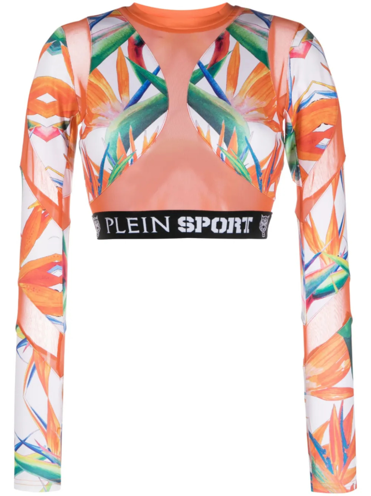 Plein Sport укороченный топ с длинными рукавами и цветочным принтом, оранжевый
Plein Sport укороченный топ с длинными рукавами и цветочным принтом, оранжевый