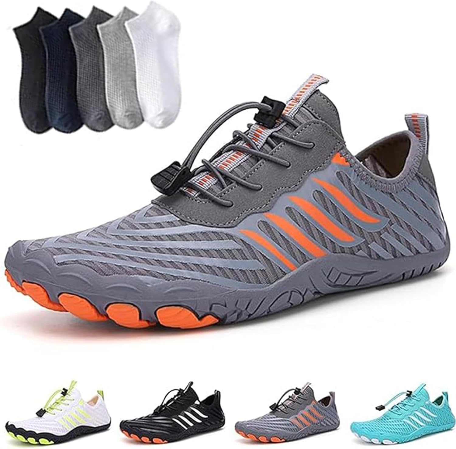Кроссовки с широкой носочной частью, дышащие, не скользящие, быстросохнущие, для воды, активного отдыха на улице, плавания, бассейна, пляжа, серфинга, прогулок, йоги на воде, реки, унисекс Giltpeak, серый
Кроссовки с широкой носочной частью, дышащие, не скользящие, быстросохнущие, для воды, активного отдыха на улице, плавания, бассейна, пляжа, серфинга, прогулок, йоги на воде, реки, унисекс Giltpeak, серый