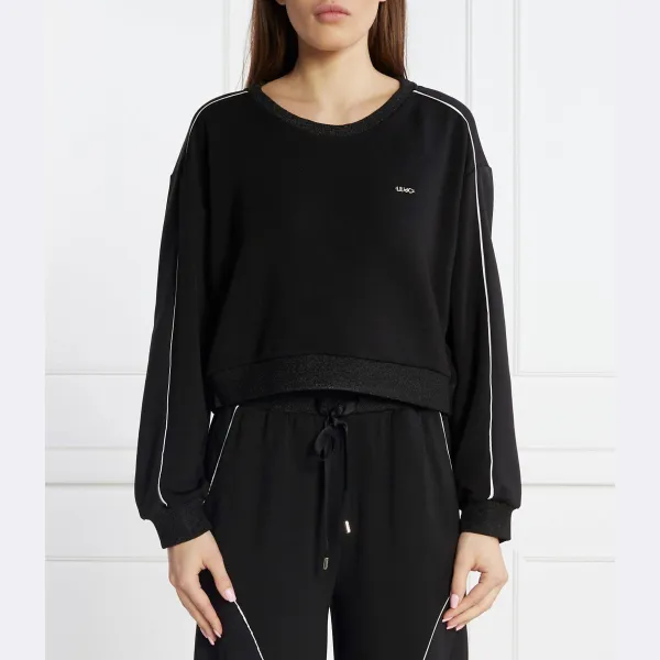 Свитшот женский Liu Jo укороченный, черный
Свитшот женский Liu Jo укороченный, черный