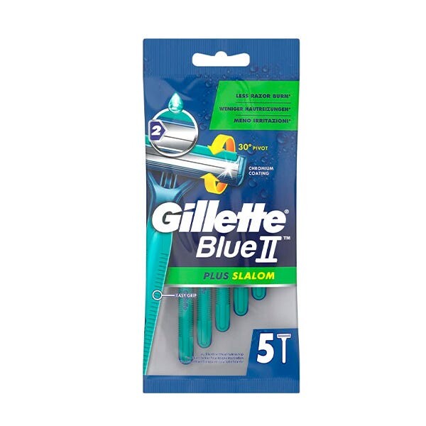 Синий II Плюс Слалом 5 шт Gillette
Синий II Плюс Слалом 5 шт Gillette