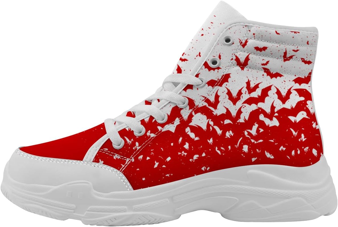 Высокие кеды Quorax для женщин и мужчин, белые холщовые кроссовки на шнуровке, подарок на Хэллоуин для нее и его
Высокие кеды Quorax для женщин и мужчин, белые холщовые кроссовки на шнуровке, подарок на Хэллоуин для нее и его