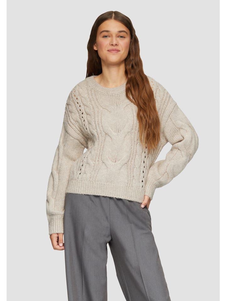 Пуловер QS Strickpullover langarm, бежевый
Пуловер QS Strickpullover langarm, бежевый