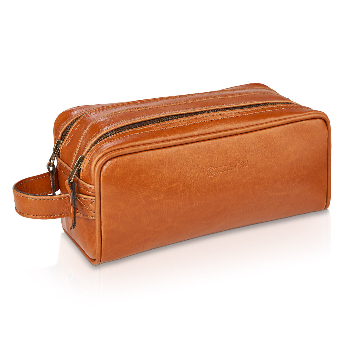 Betlewski, большая кожаная дорожная косметичка, цвет светло-коричневый
Betlewski, большая кожаная дорожная косметичка, цвет светло-коричневый