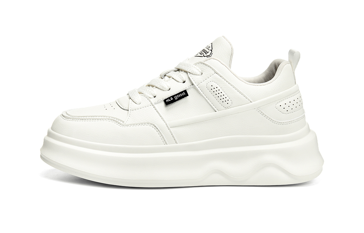 HLA Мужские скейтерские кроссовки низкие бело-синие, белые, черно-белые (перфорированные дышащие), цвет White (Perforated Breathable)
HLA Мужские скейтерские кроссовки низкие бело-синие, белые, черно-белые (перфорированные дышащие), цвет White (Perforated Breathable)