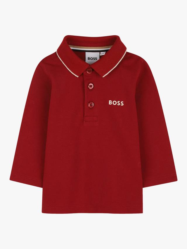 Детская хлопковая поло с длинными рукавами BOSS Baby HUGO BOSS, Dark Red
Детская хлопковая поло с длинными рукавами BOSS Baby HUGO BOSS, Dark Red