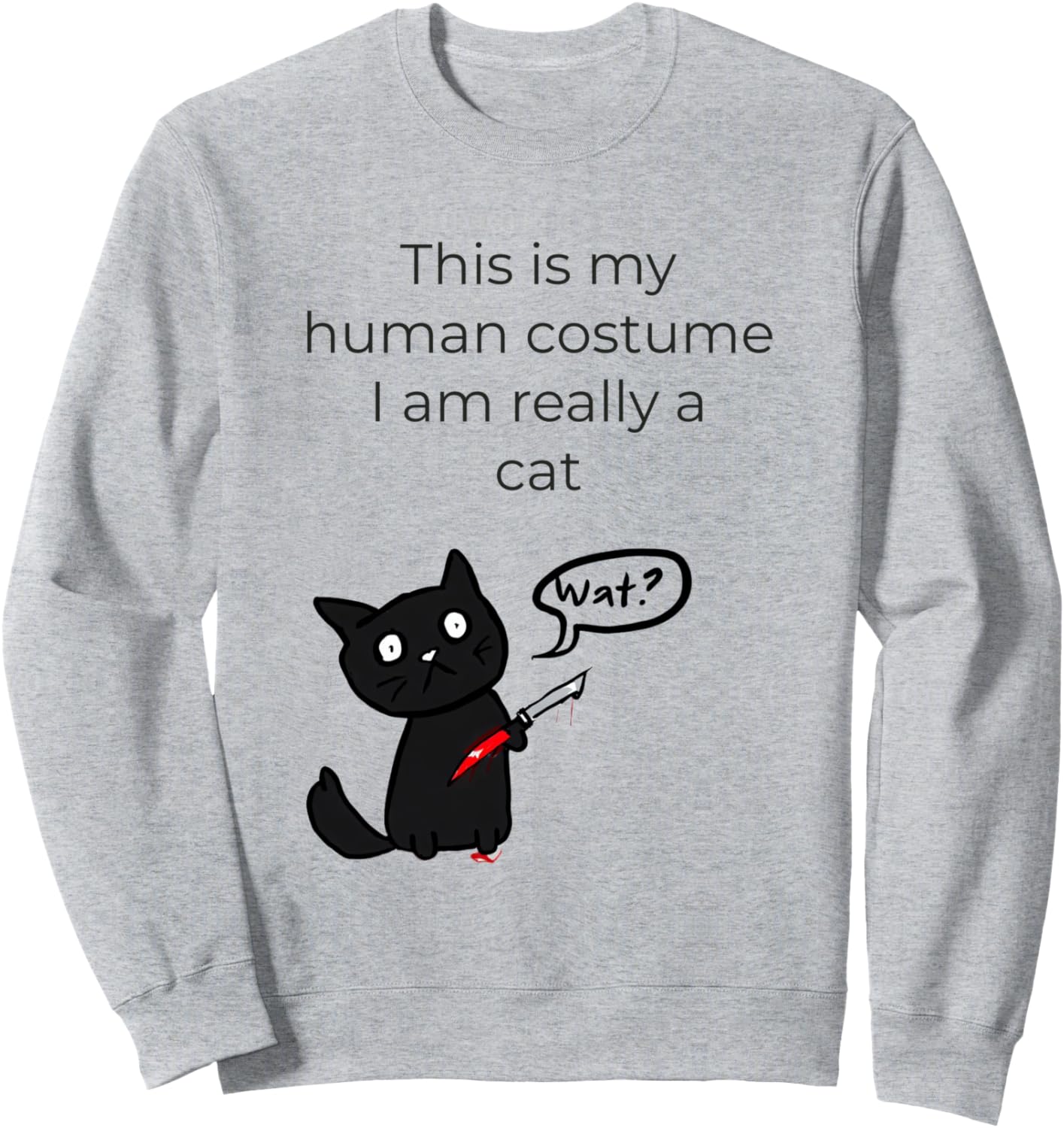 Это мой человеческий костюм. На самом деле я кот. Забавная толстовка на Хэллоуин Halloween Dreamz, серый
Это мой человеческий костюм. На самом деле я кот. Забавная толстовка на Хэллоуин Halloween Dreamz, серый