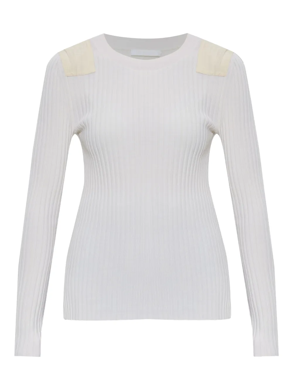 Ребристый топ с длинными рукавами Helmut Lang, белый
Ребристый топ с длинными рукавами Helmut Lang, белый