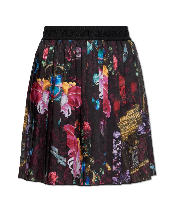 Плиссированная юбка с ярким узором Versace Jeans Couture, черный
Плиссированная юбка с ярким узором Versace Jeans Couture, черный