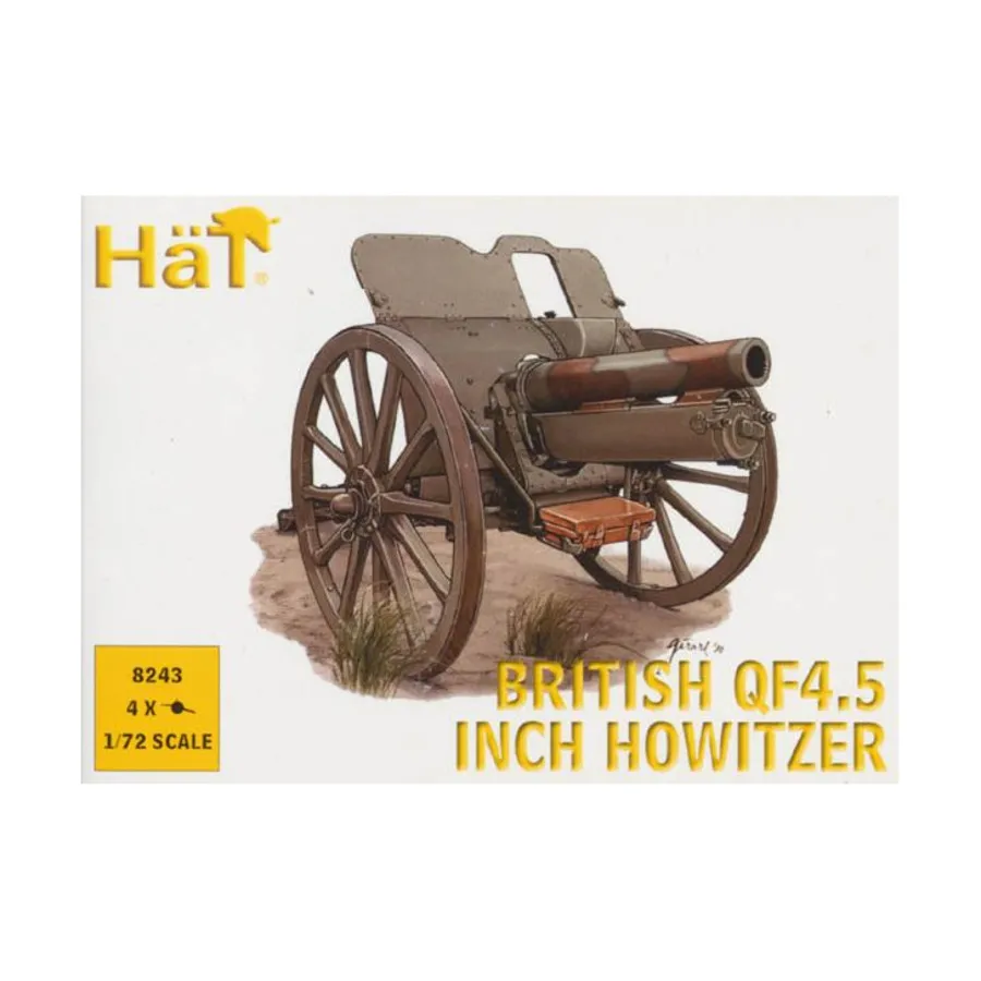 Британская 4,5-дюймовая гаубица QF, Historical Plastic Military Figures - WWI (1:72) (Hat Industries)
Британская 4,5-дюймовая гаубица QF, Historical Plastic Military Figures - WWI (1:72) (Hat Industries)