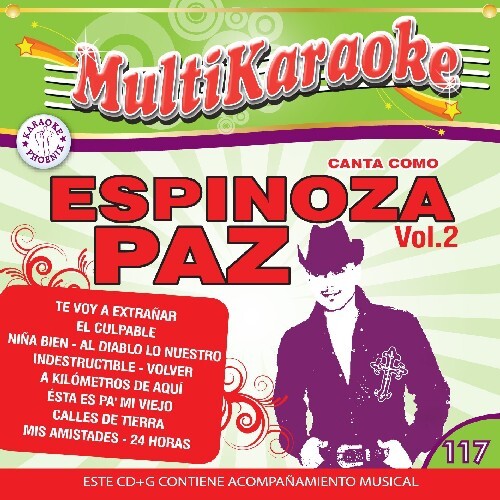 CD диск Paz Espinoza: Karaoke - Espinoza Paz
CD диск Paz Espinoza: Karaoke - Espinoza Paz