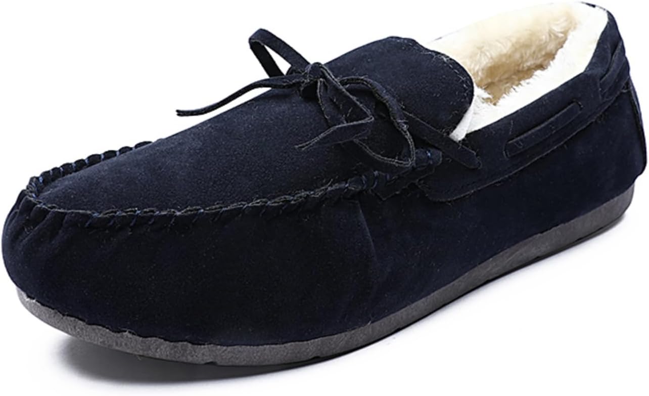 Мужские мокасины-лоферы с флисовой подкладкой - мягкие и теплые замшевые слипоны, стильные и уютные, идеально подходят для зимнего повседневного ношения дома и на улице Khwfjas, синий
Мужские мокасины-лоферы с флисовой подкладкой - мягкие и теплые замшевые слипоны, стильные и уютные, идеально подходят для зимнего повседневного ношения дома и на улице Khwfjas, синий