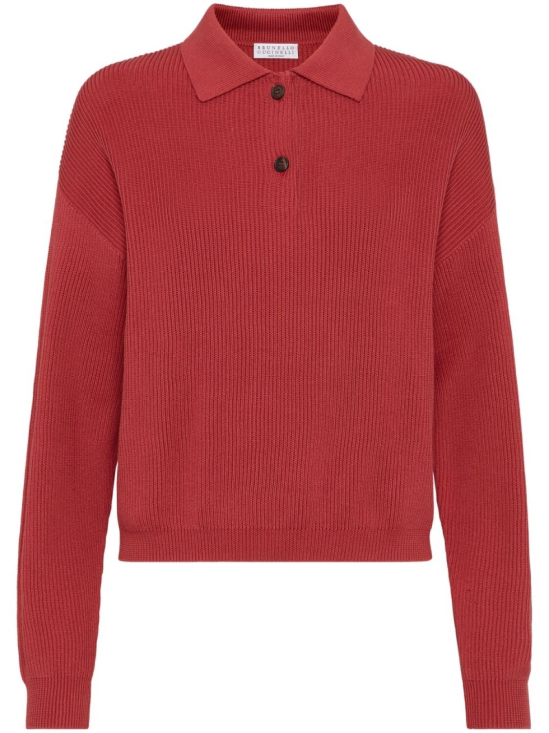 Футболка-поло в рубчик Brunello Cucinelli, красный
Футболка-поло в рубчик Brunello Cucinelli, красный
