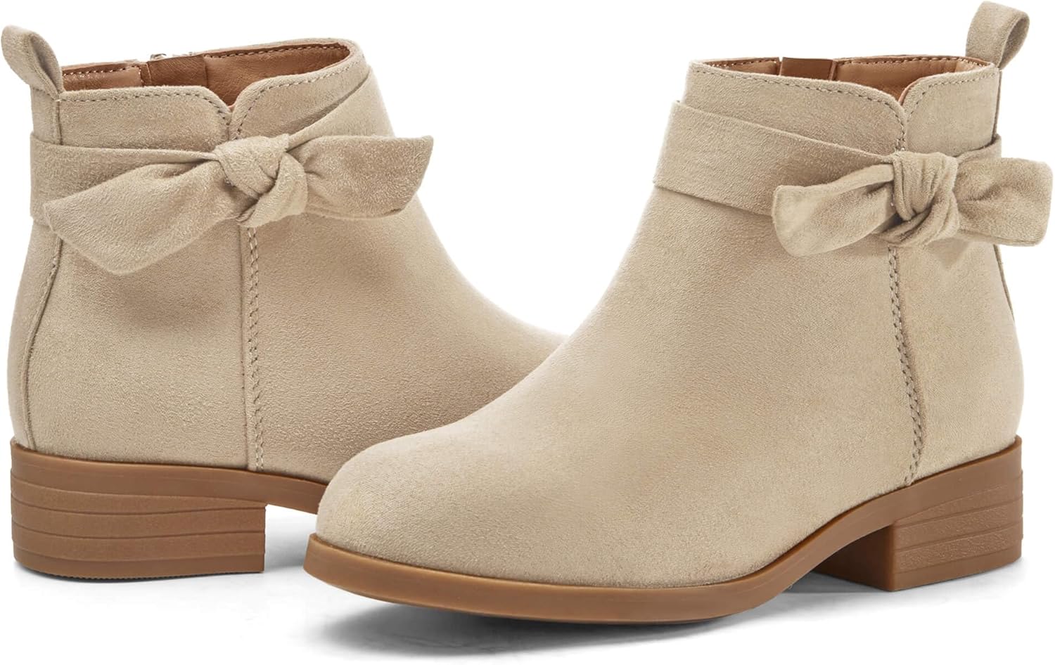 Детские ботильоны Coutgo для девочек с бантиком на щиколотке, низкий массивный каблук, боковая молния, милые праздничные ботинки для малышей и старших детей, Beige
Детские ботильоны Coutgo для девочек с бантиком на щиколотке, низкий массивный каблук, боковая молния, милые праздничные ботинки для малышей и старших детей, Beige