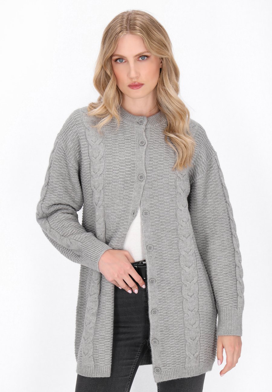 Кардиган DreiMaster Cardigan, Grey Melange/Grey
Кардиган DreiMaster Cardigan, Grey Melange/Grey