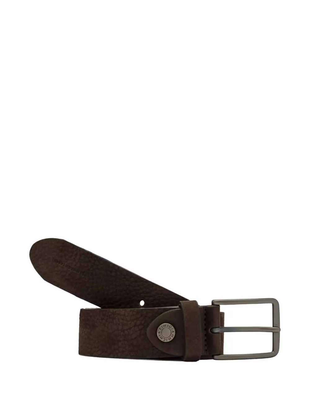 Ремень из нубуковой кожи с пряжкой GIANNI CHIARINI, коричневый
Ремень из нубуковой кожи с пряжкой GIANNI CHIARINI, коричневый