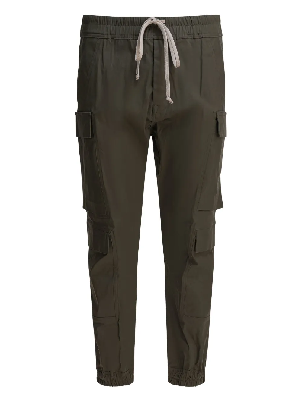 Брюки карго с кулиской Rick Owens, зеленый
Брюки карго с кулиской Rick Owens, зеленый