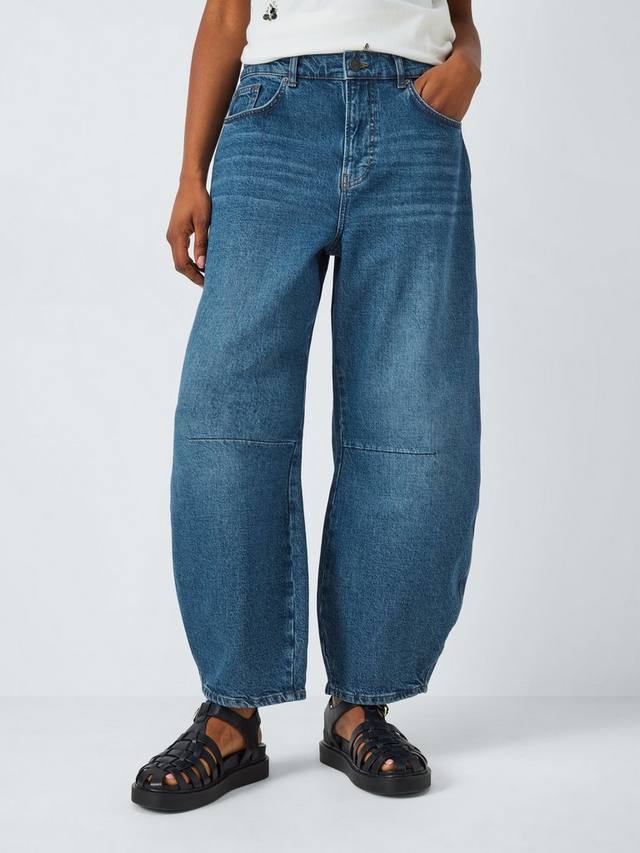 Джинсы бочкообразной формы со средней посадкой AND/OR, светло-синий
Джинсы бочкообразной формы со средней посадкой AND/OR, светло-синий