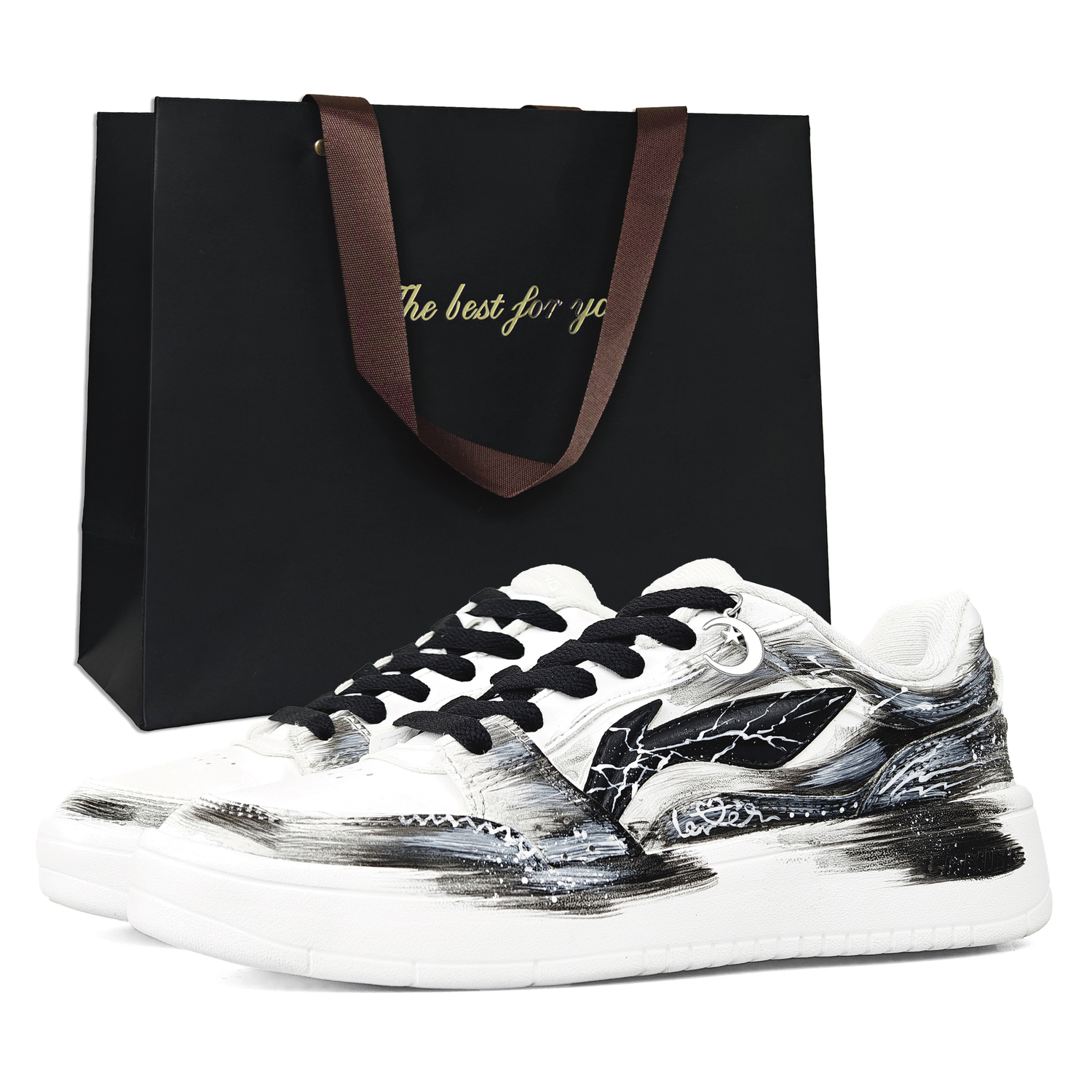 Li-Ning Li Ning Sycee Slip Resistant Cushioning Abrasion Resistant Height Increasing Low top Skateboard Shoes мужские черно-белые
Li-Ning Li Ning Sycee Slip Resistant Cushioning Abrasion Resistant Height Increasing Low top Skateboard Shoes мужские черно-белые