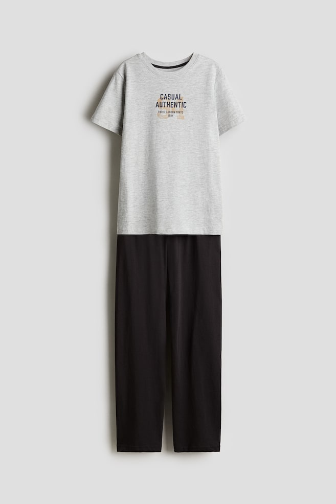 Пижама из хлопкового джерси H&M, мультиколор
Пижама из хлопкового джерси H&M, мультиколор