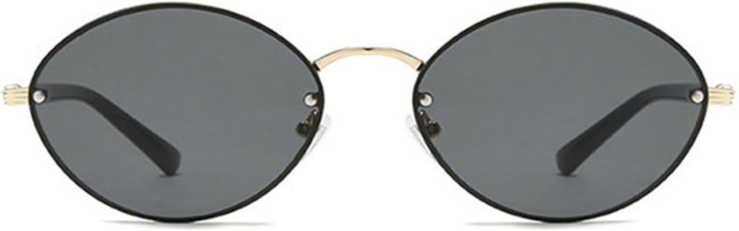 Женские солнцезащитные очки без оправы круглой формы в стиле 90-х, роскошные маленькие овальные солнцезащитные очки для женщин, ретро-очки с защитой от УФ-излучения UV400 helena, C1
Женские солнцезащитные очки без оправы круглой формы в стиле 90-х, роскошные маленькие овальные солнцезащитные очки для женщин, ретро-очки с защитой от УФ-излучения UV400 helena, C1