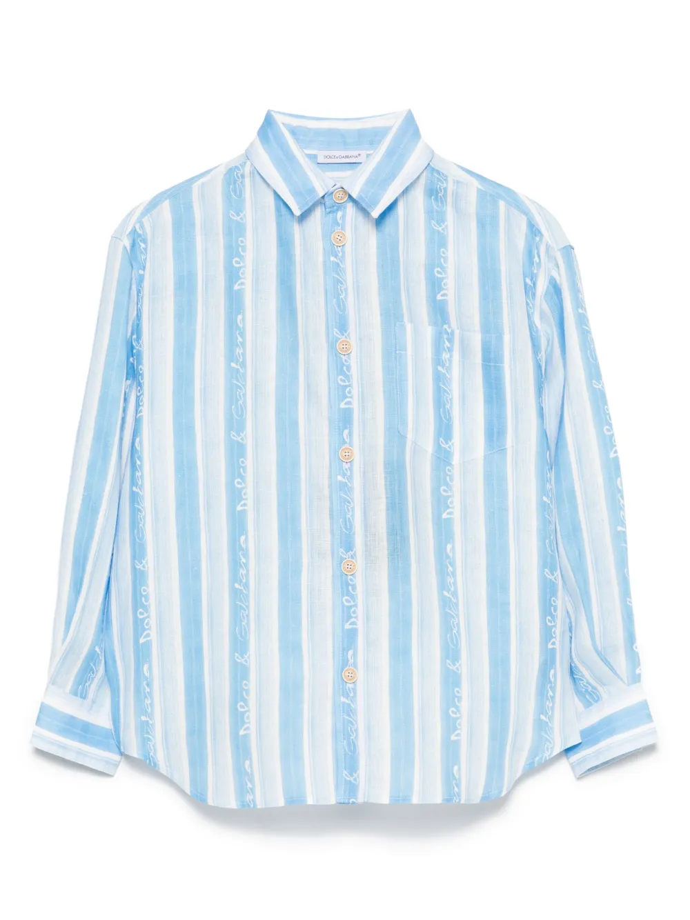 Рубашка в полоску Dolce & Gabbana Kids, синий
Рубашка в полоску Dolce & Gabbana Kids, синий