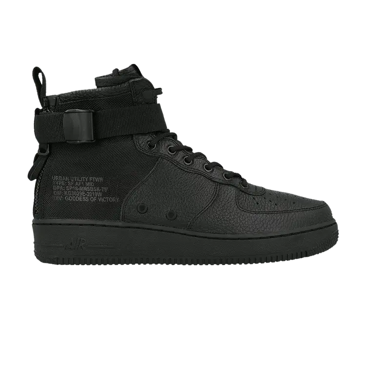 Кроссовки Nike SF Air Force 1 Mid 'Triple Black', черный
Кроссовки Nike SF Air Force 1 Mid 'Triple Black', черный