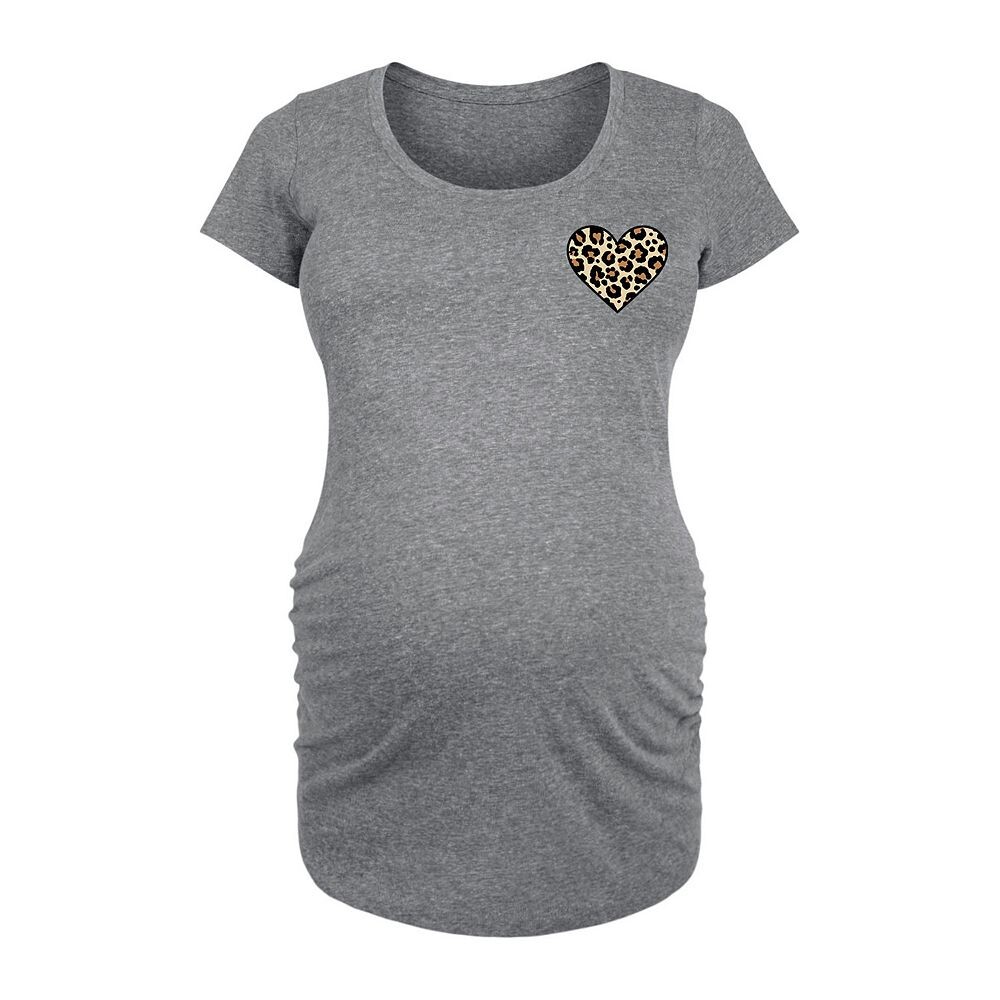 Футболка с леопардовым сердечком для беременных Licensed Character, цвет Heather Gray
Футболка с леопардовым сердечком для беременных Licensed Character, цвет Heather Gray