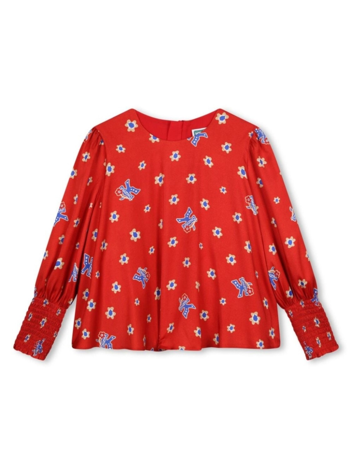 Kenzo Kids блузка с цветочным принтом и логотипом, красный
Kenzo Kids блузка с цветочным принтом и логотипом, красный