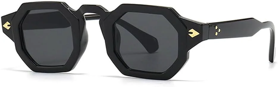 Ретро-солнцезащитные очки квадратной формы с заклепками, градиентные, с защитой от УФ-излучения UV400, мужские солнцезащитные очки в стиле панк WNCKSQ, Black Gray
Ретро-солнцезащитные очки квадратной формы с заклепками, градиентные, с защитой от УФ-излучения UV400, мужские солнцезащитные очки в стиле панк WNCKSQ, Black Gray