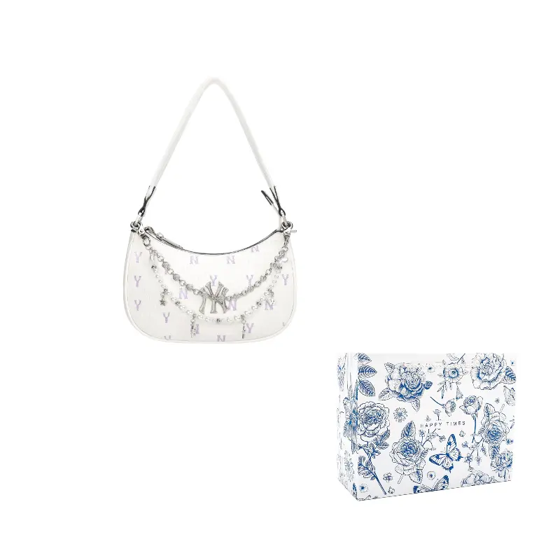 Портативная наплечная сумка Regular женская бежевая MLB, фиолетовый Pearl Charm
Портативная наплечная сумка Regular женская бежевая MLB, фиолетовый Pearl Charm