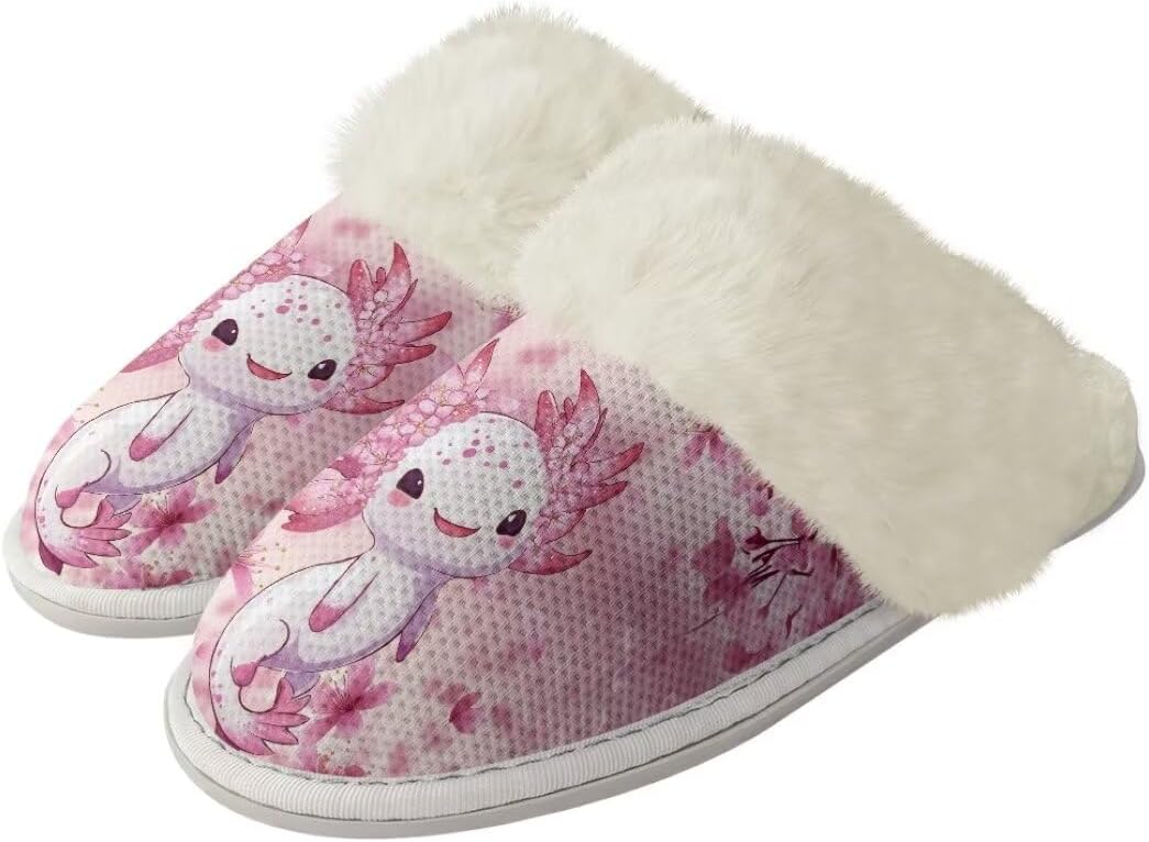 Женские и мужские забавные пушистые тапочки с животными для пары, противоскользящие домашние туфли с резиновой подошвой, уютные Xixirimido, Axolotl
Женские и мужские забавные пушистые тапочки с животными для пары, противоскользящие домашние туфли с резиновой подошвой, уютные Xixirimido, Axolotl