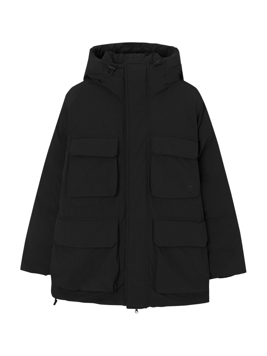 Межсезонная куртка Pull&Bear, черный
Межсезонная куртка Pull&Bear, черный