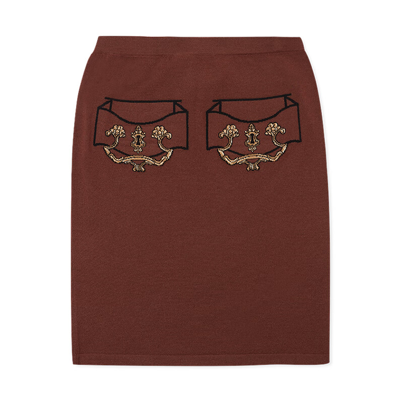 MOSCHINO Повседневная короткая юбка женская коричневая
MOSCHINO Повседневная короткая юбка женская коричневая