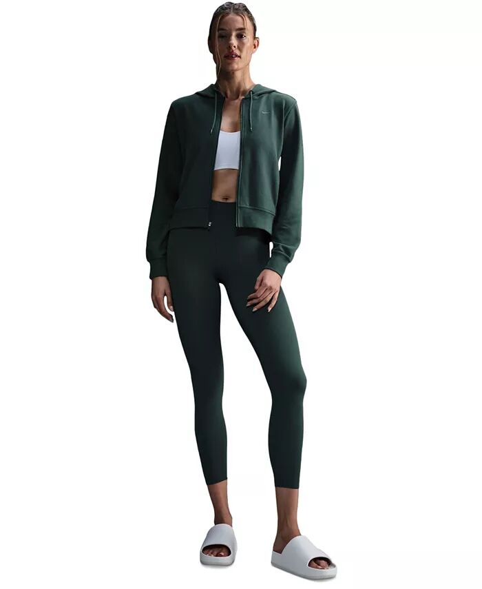 Женская толстовка с капюшоном Dri-FIT One French Terry с застежкой-молнией Nike, зеленый
Женская толстовка с капюшоном Dri-FIT One French Terry с застежкой-молнией Nike, зеленый