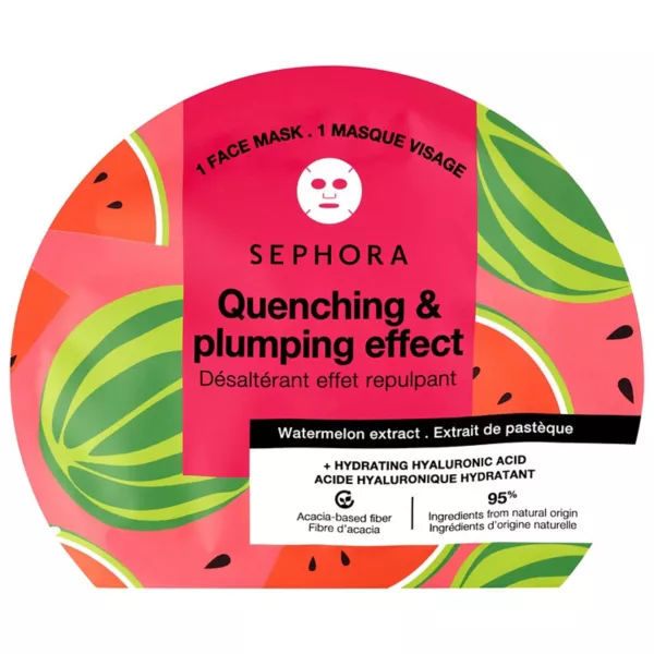 Увлажняющие маски для лица с гиалуроновой кислотой Sephora Collection, цвет watermelon
Увлажняющие маски для лица с гиалуроновой кислотой Sephora Collection, цвет watermelon