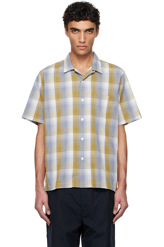 Поло с открытым воротником из пике Nanamica, желтый
Поло с открытым воротником из пике Nanamica, желтый